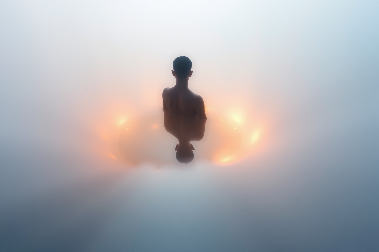 I riflessi nelle pozzanghere simboleggiano auto-riflessione e consapevolezza interiore.