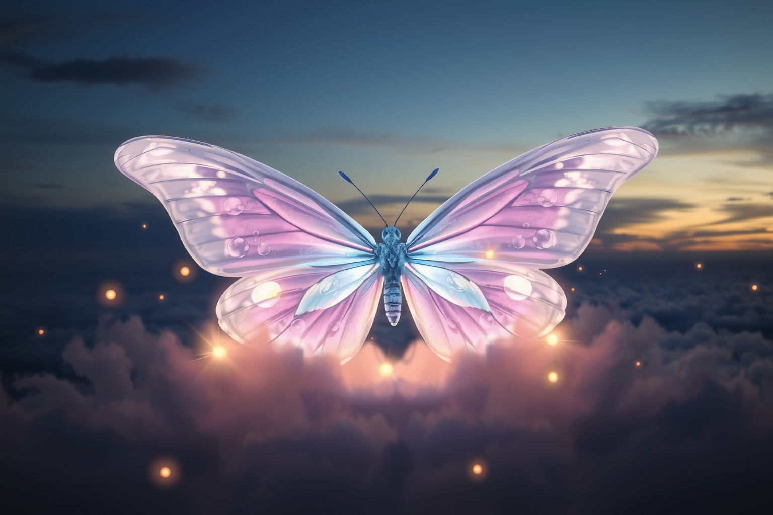 Lo sfarfallio gigante simboleggia trasformazioni radicali e nuove sfide.