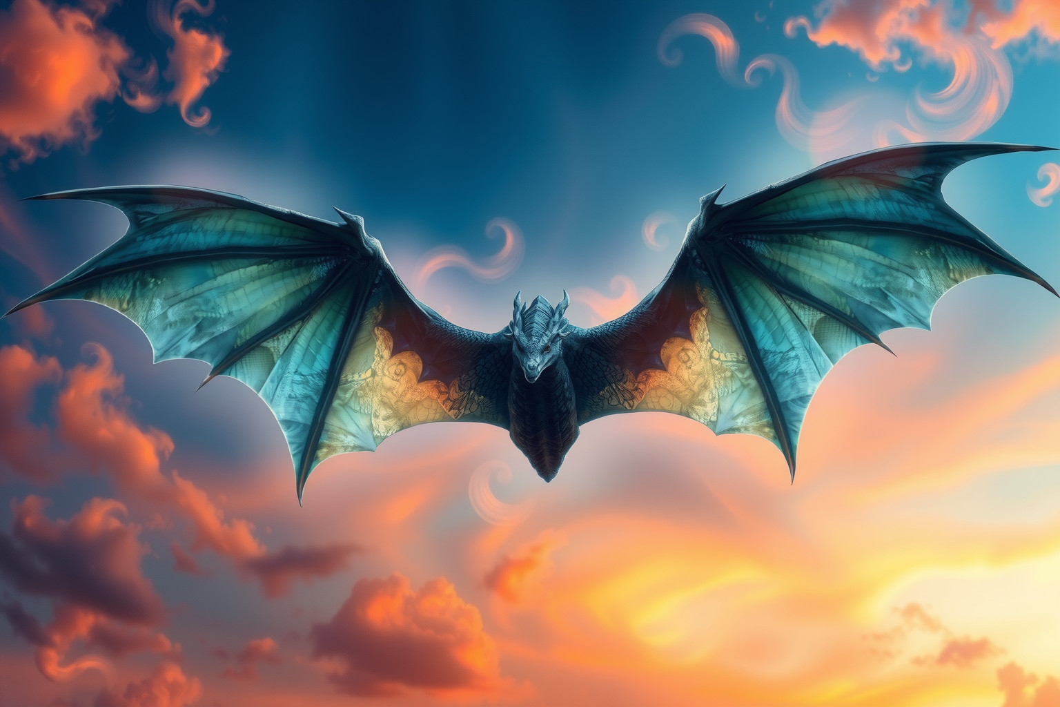 Sognare ali di drago simboleggia forza interiore e dominio personale.