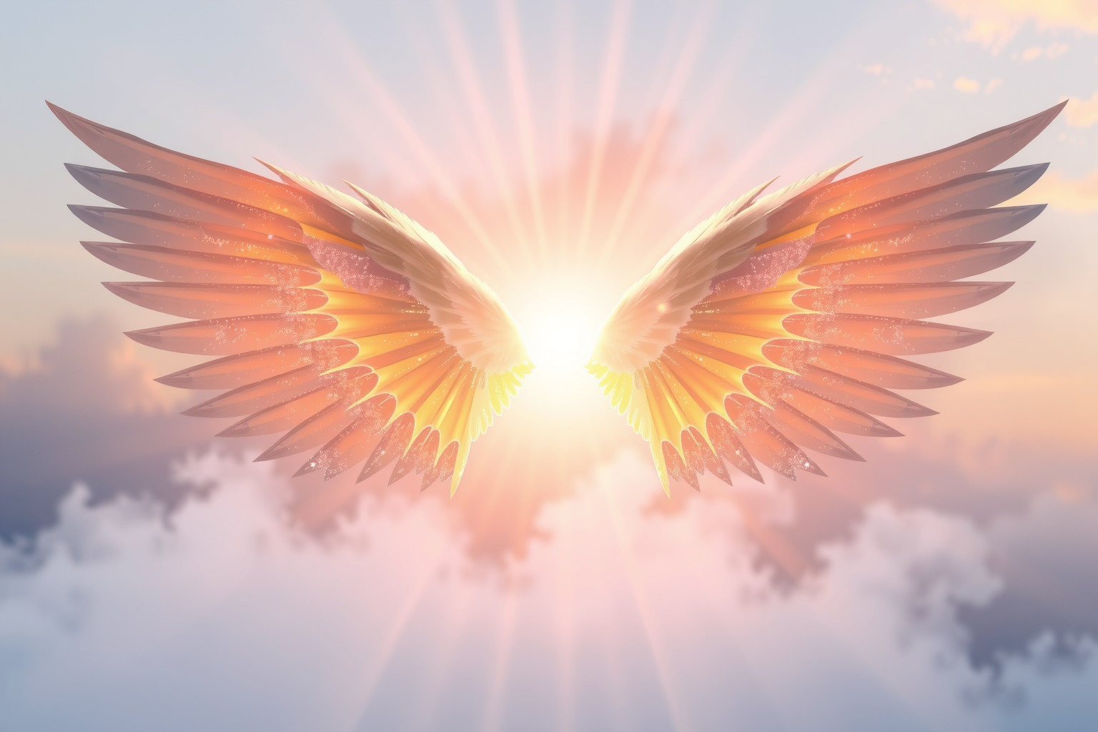 Sognare ali luminose simboleggia speranza e chiarezza interiore.