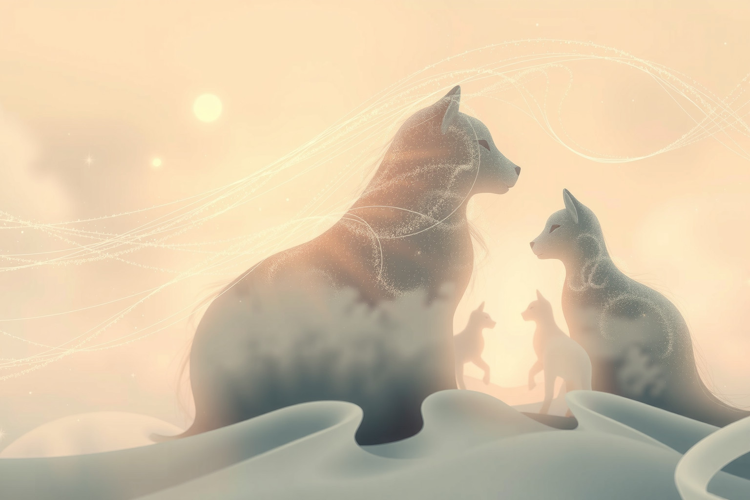 Sognare animali simboleggia istinti nascosti e emozioni profonde interiori.