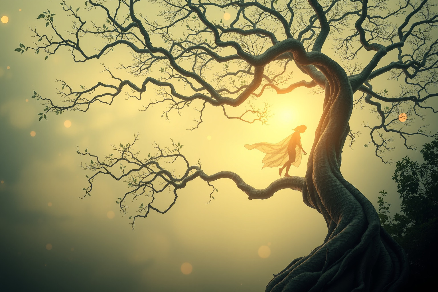 Sognare di arrampicarsi su un albero simboleggia crescita interiore e protezione.