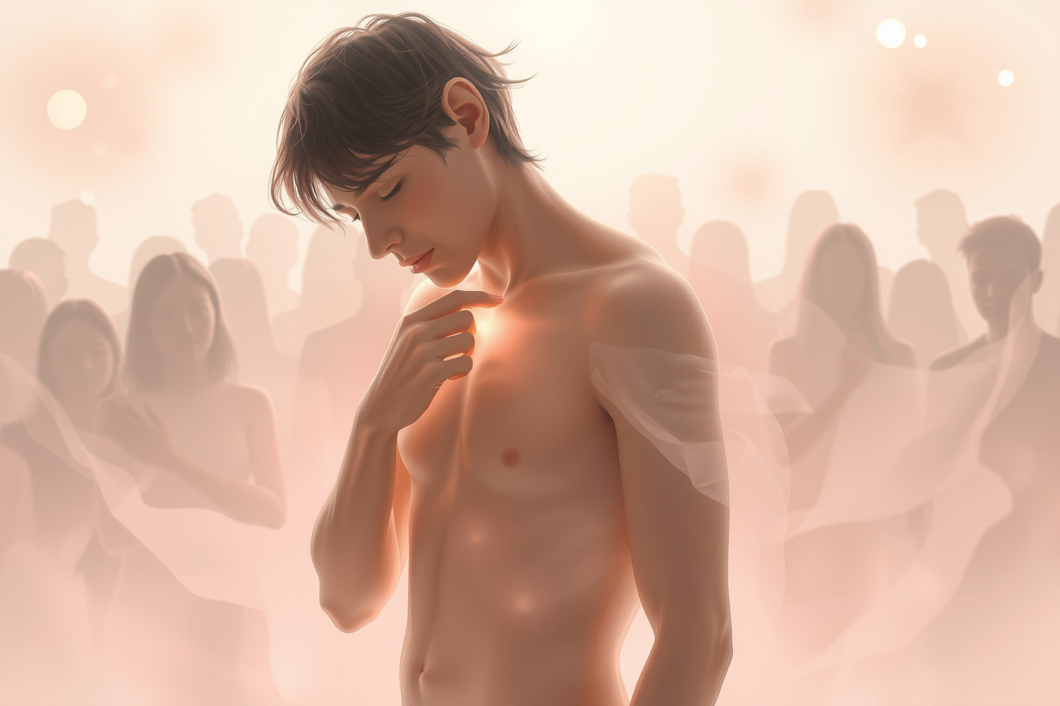 Sognare prurito in pubblico indica insicurezza e paura del giudizio.