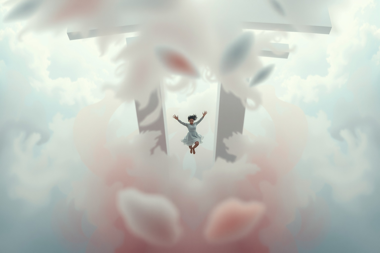 Sognare di cadere indica perdita di controllo e insicurezza emotiva.