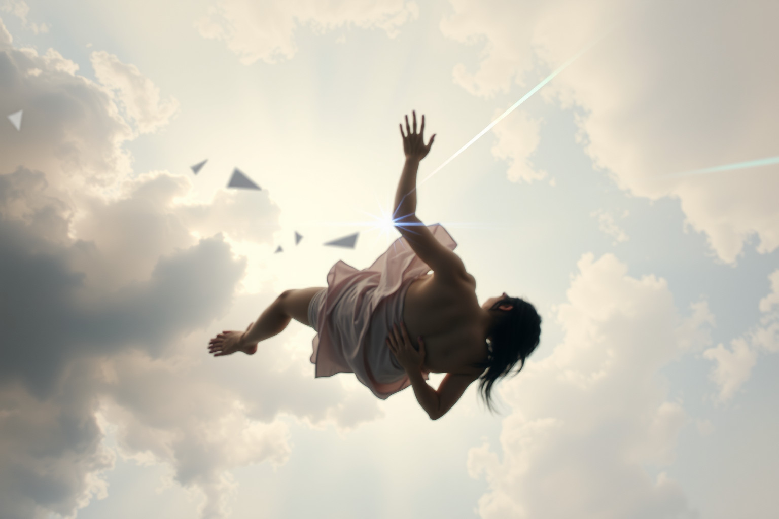 Sognare di cadere dall’alto riflette insicurezza e paura profonda.