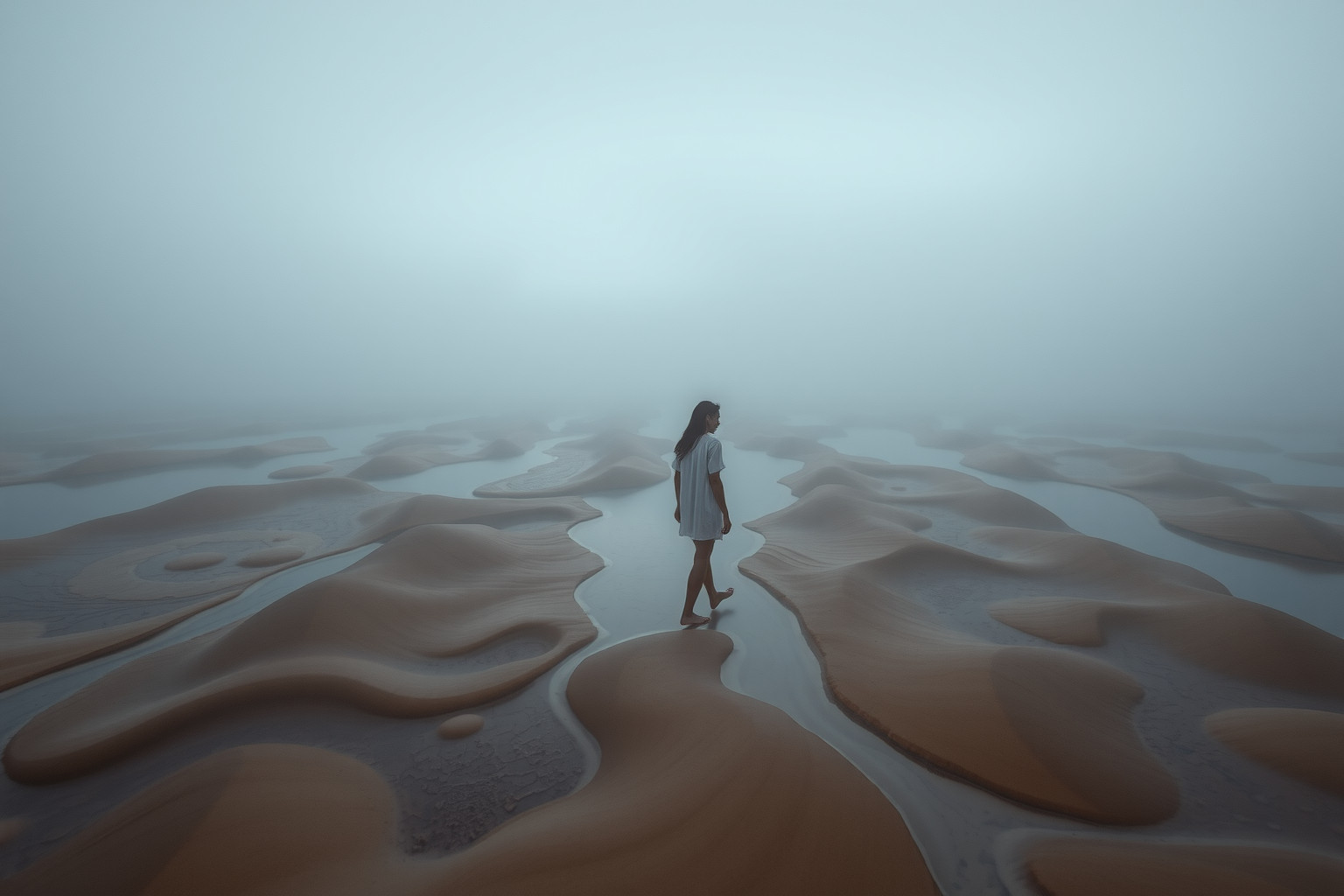 Sognare terra alluvionale simboleggia trasformazioni emotive profonde e rinascita.