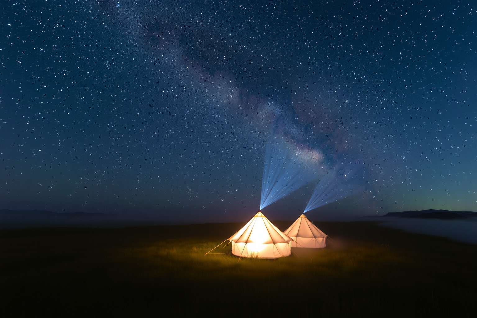 Sognare di campeggiare sotto le stelle simboleggia libertà e avventura.