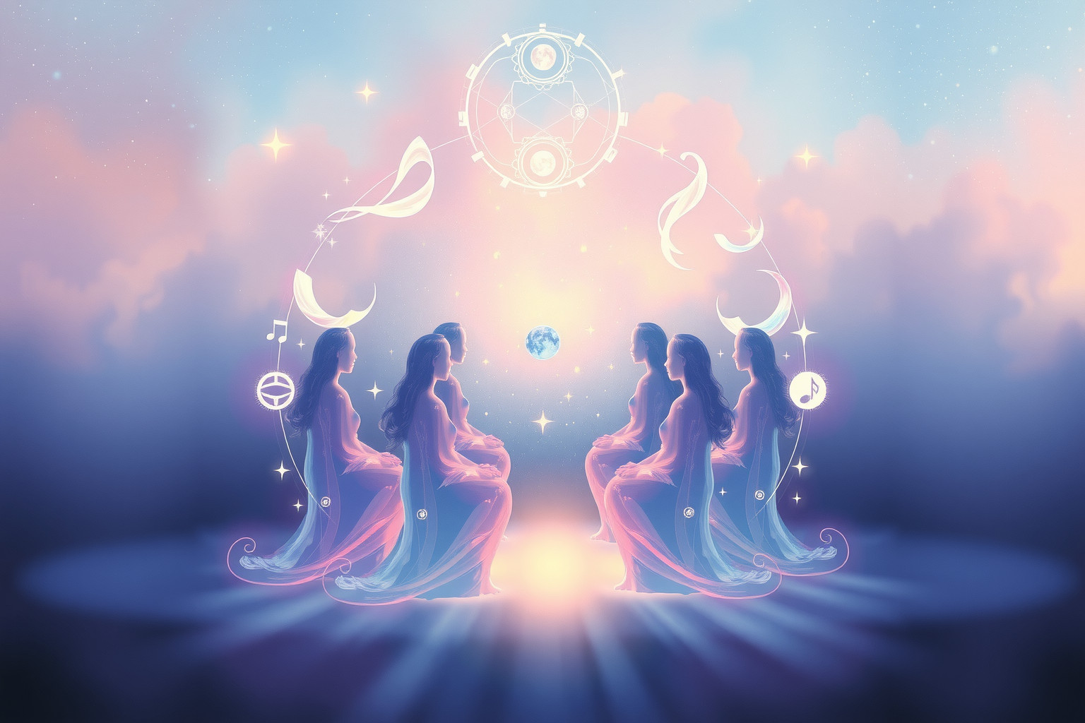 Cantare un mantra in gruppo simboleggia armonia e connessione spirituale.
