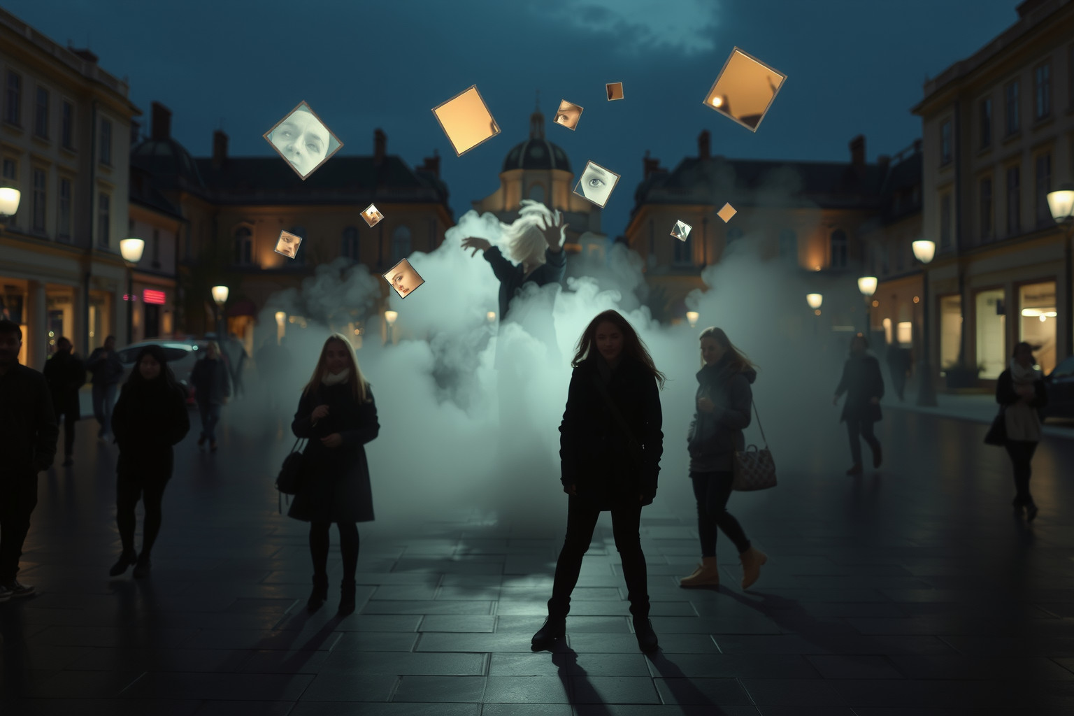 Sognare di colpire in pubblico riflette paura del giudizio sociale.