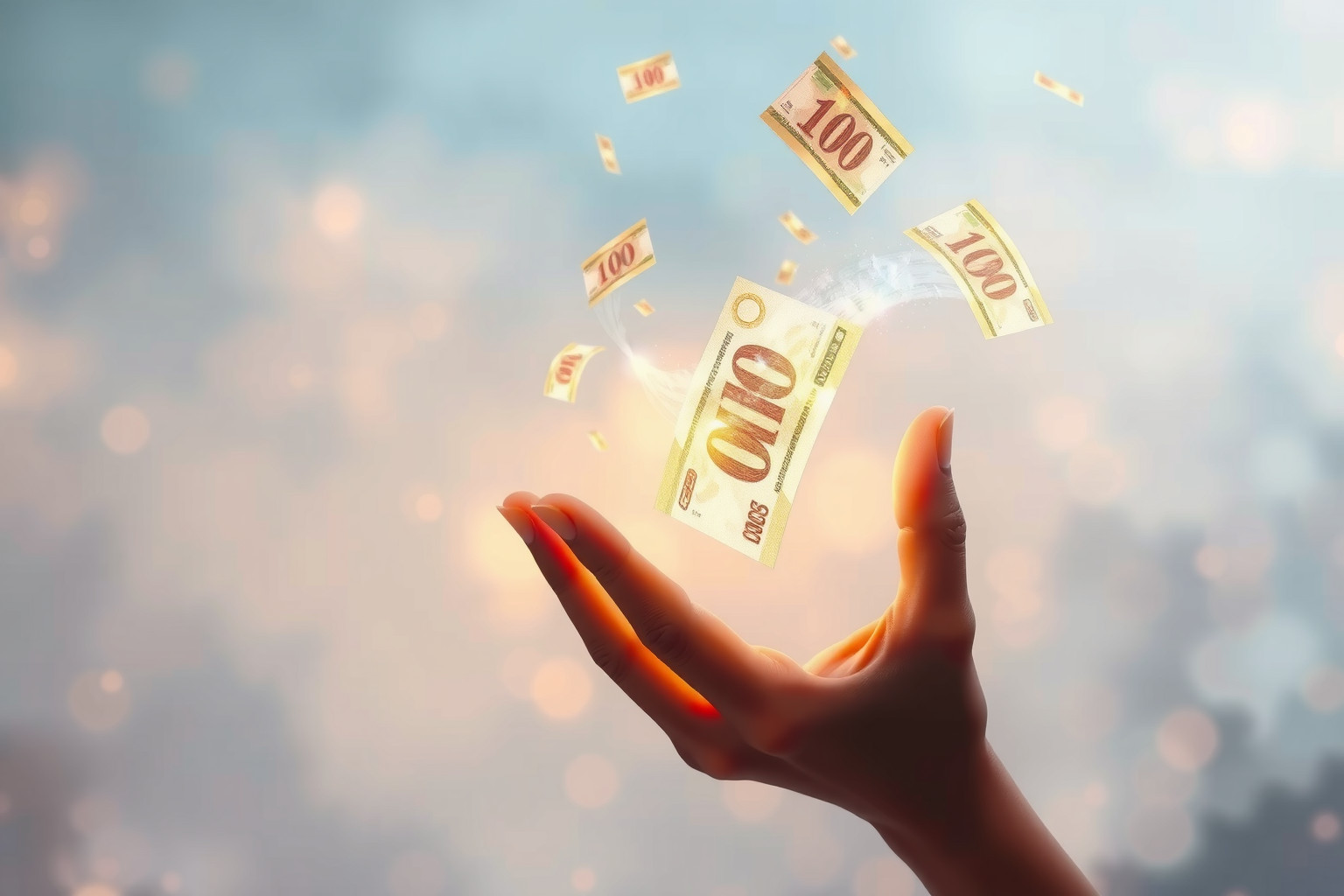 Sognare denaro cartaceo riflette desideri di potere e sicurezza finanziaria.