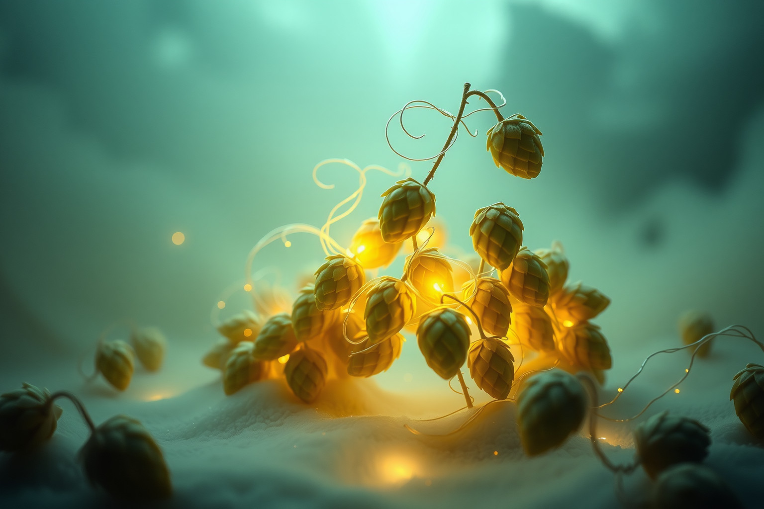 Sognare il luppolo costruito simboleggia crescita e creatività in arrivo.