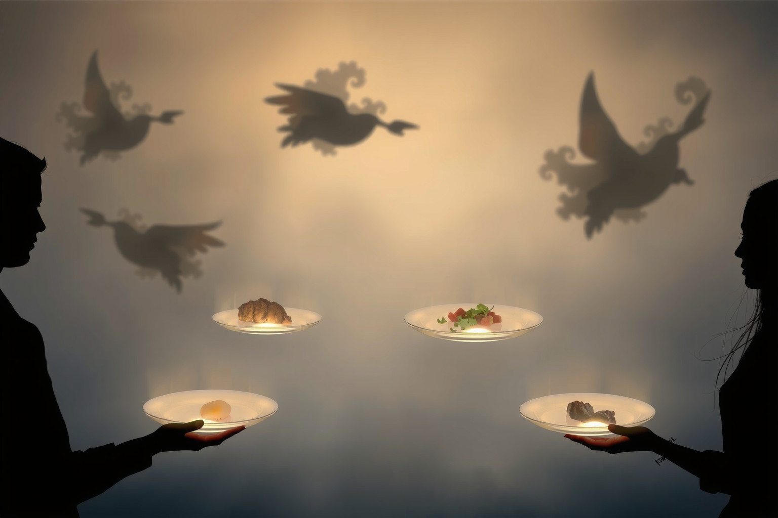 Sognare critiche a una cena leggera riflette insoddisfazione interiore.