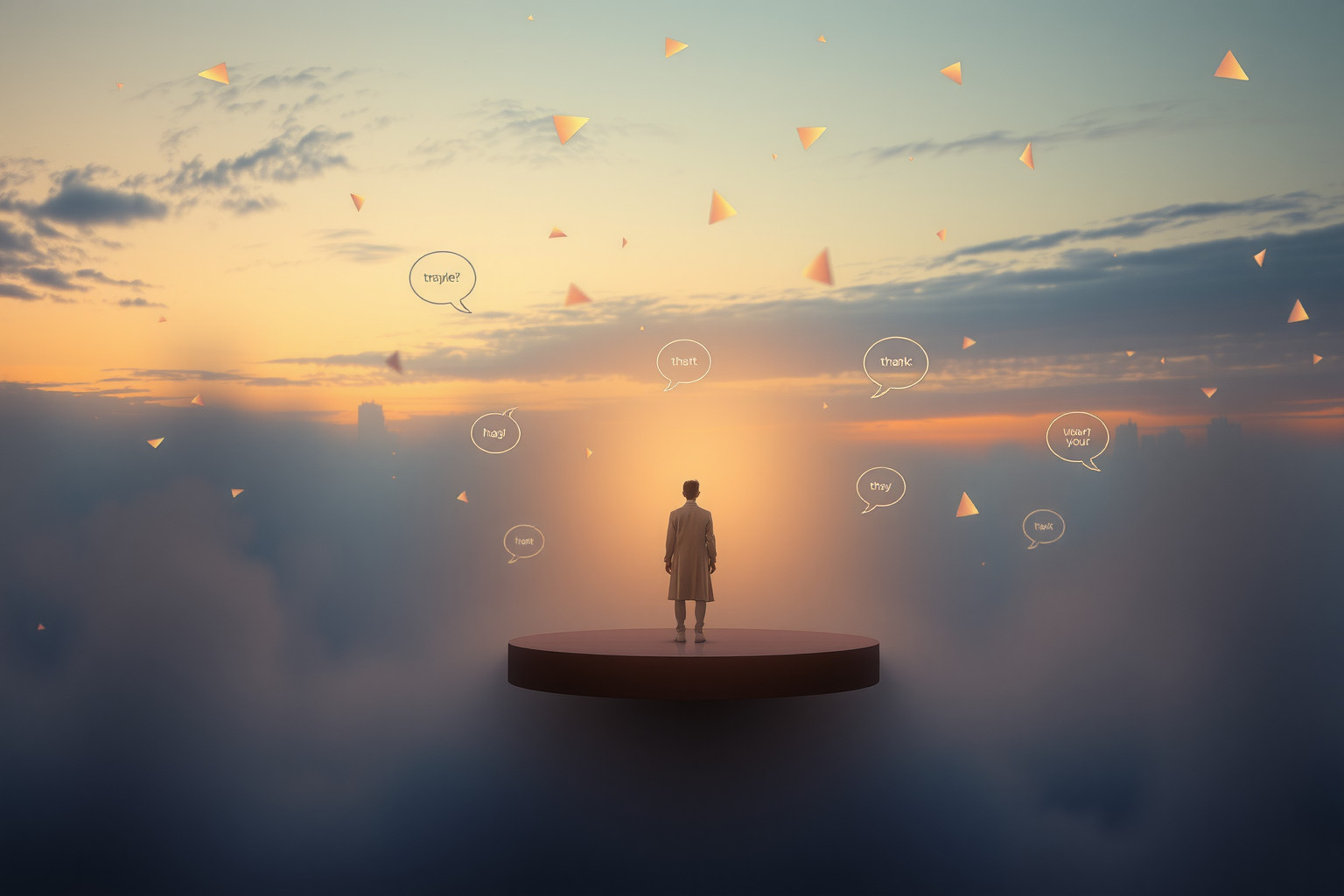 Sognare di dimenticare il discorso riflette ansia da prestazione sociale.