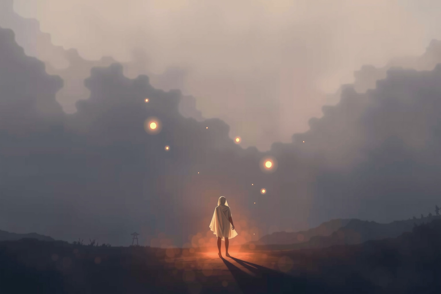 Sognare dubbi sulla fede riflette conflitti interiori spirituali profondi.