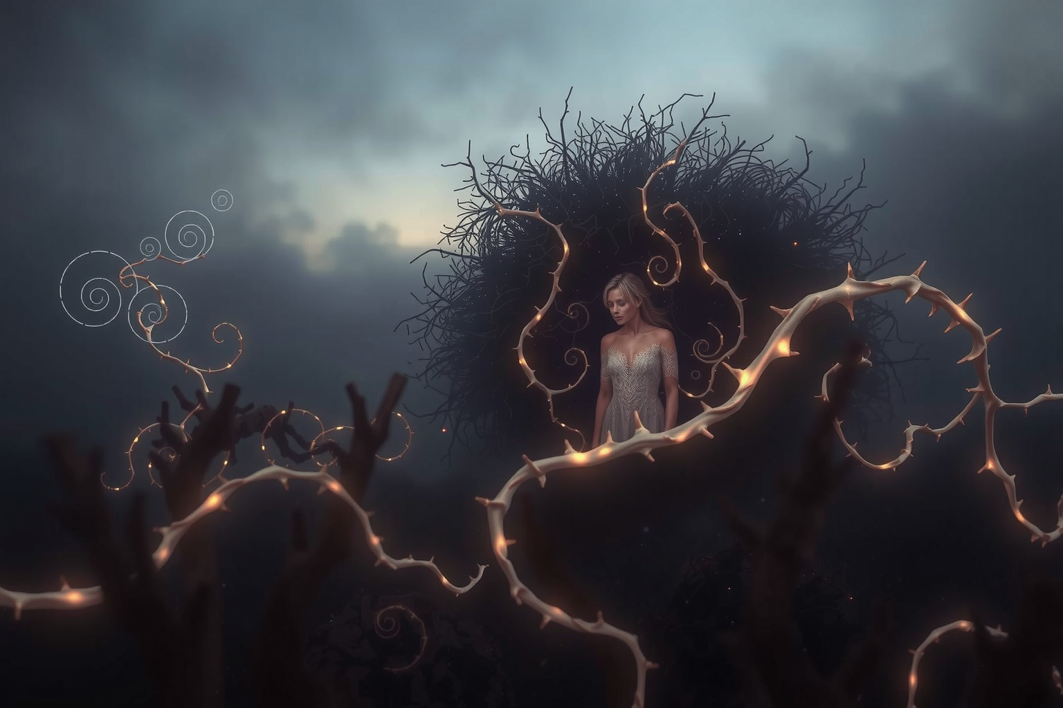 Sognare cespugli di spine indica sfide emotive imminenti da superare.