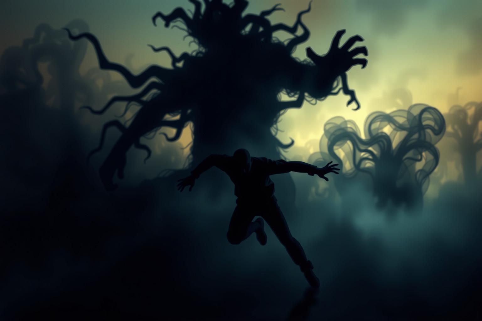 Sognare un'ombra inseguitrice riflette conflitti interiori non risolti.