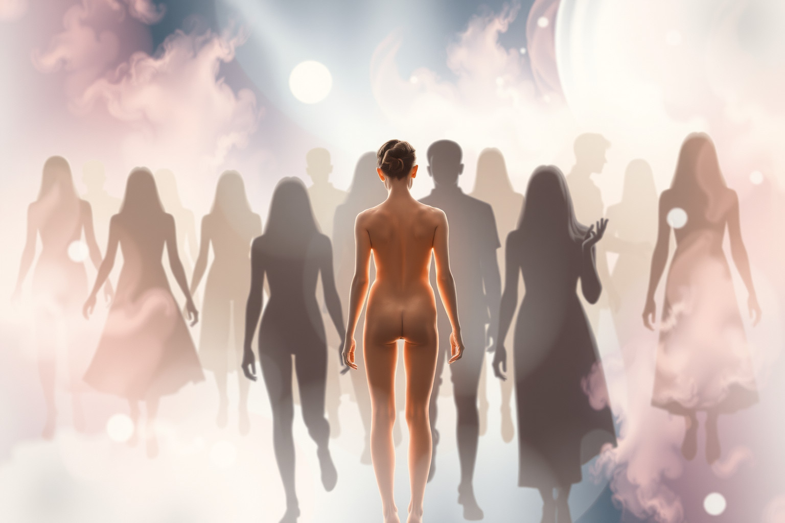 Sognare di essere nudi in pubblico rivela vulnerabilità e insicurezze interiori.