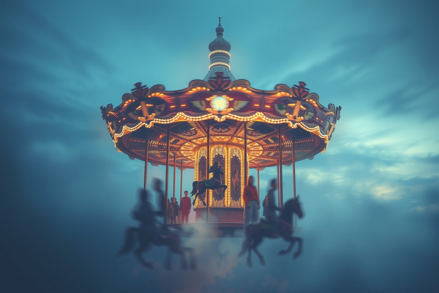 Sognare una giostra indica cicli di emozioni e cambiamenti interiori.