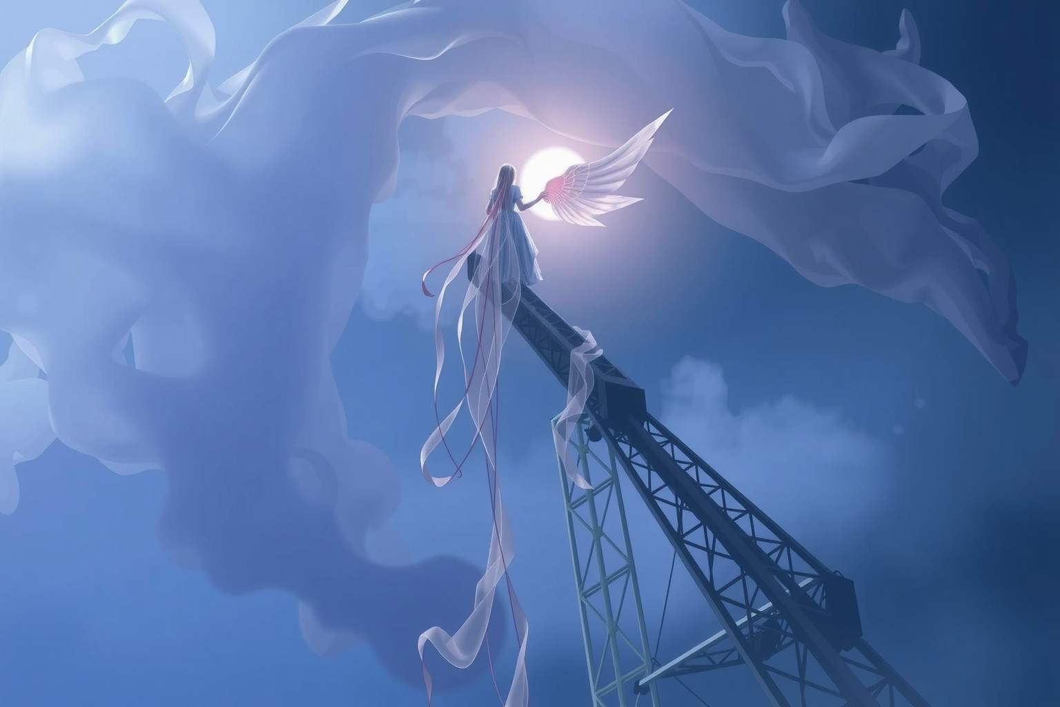 Sognare una gru simboleggia controllo e potere sulle situazioni.