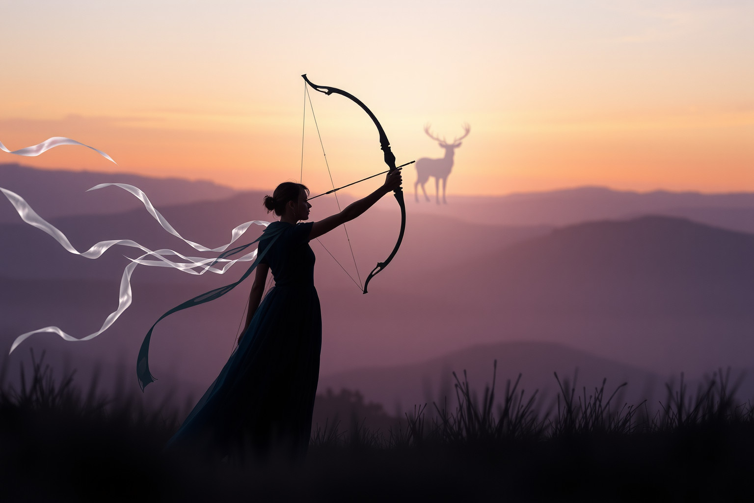 Sognare cacciare cervi simboleggia ambizione e determinazione interiore.