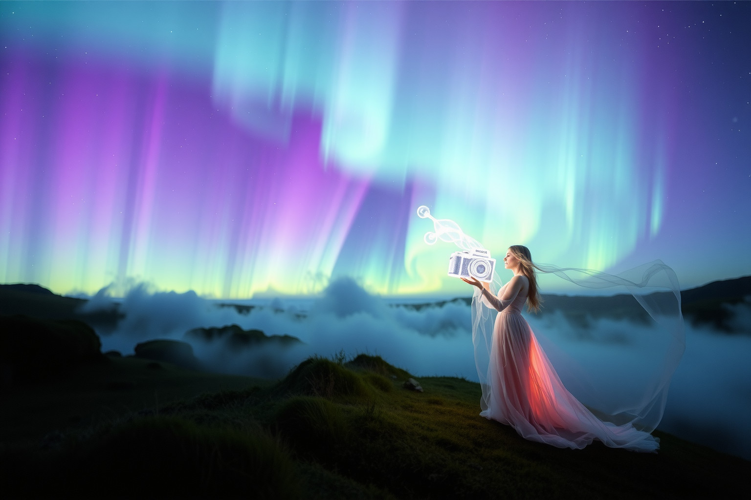 Sognare di fotografare l’aurora indica desiderio di catturare emozioni rare.