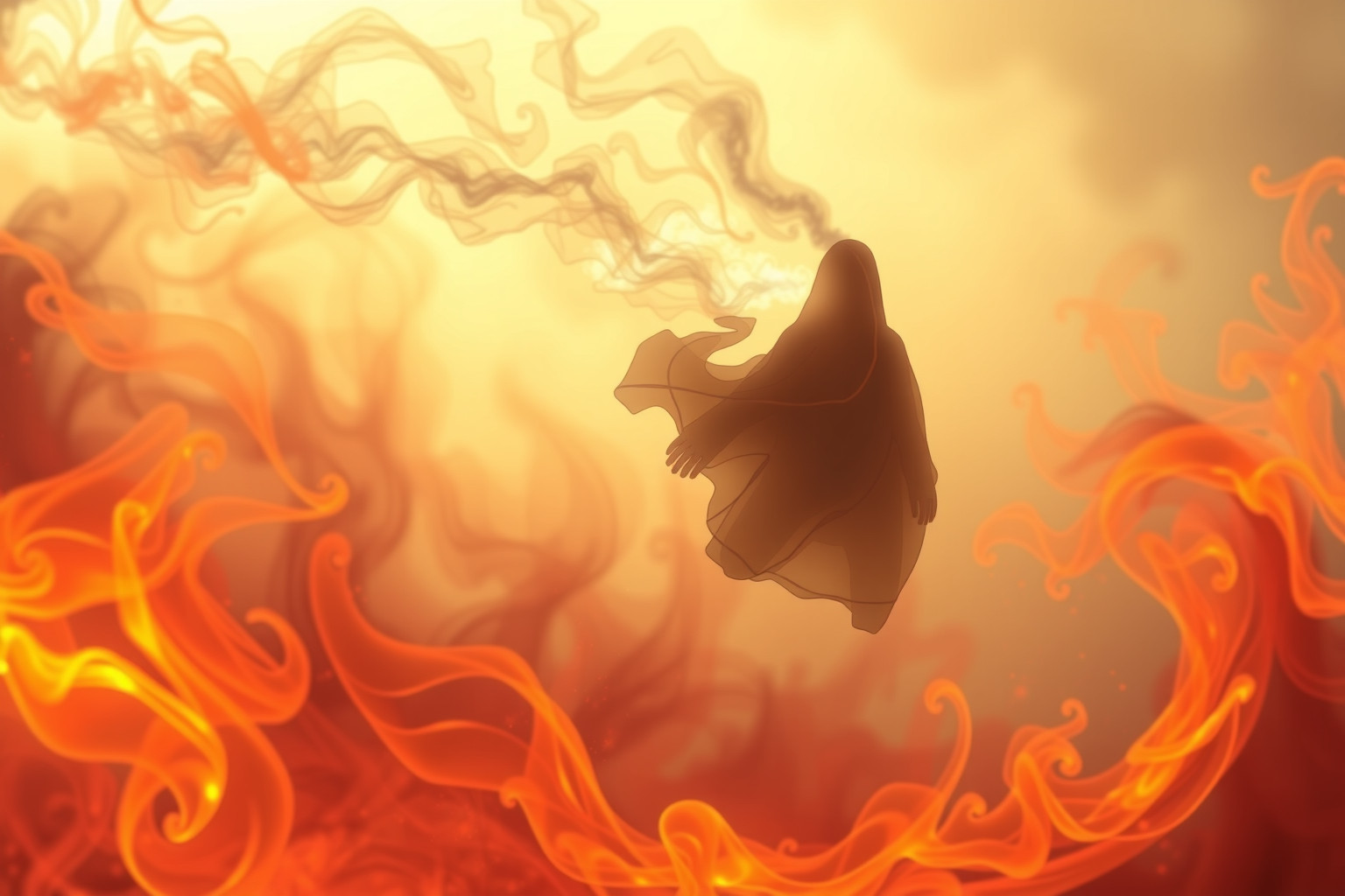 Sognare di fuggire da un incendio simboleggia paura e rinascita.