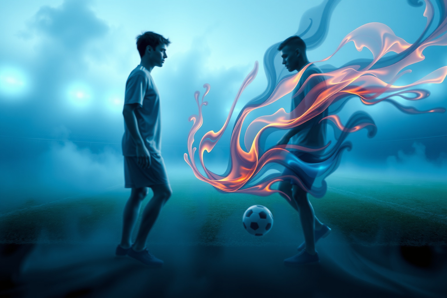 Sognare squadra rivale riflette sfide interiori e desiderio di superamento.