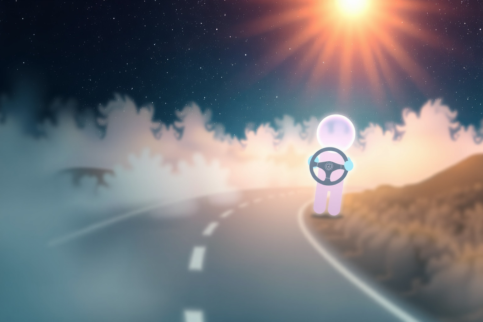 Guidare in luoghi sconosciuti nei sogni simboleggia nuove opportunità.