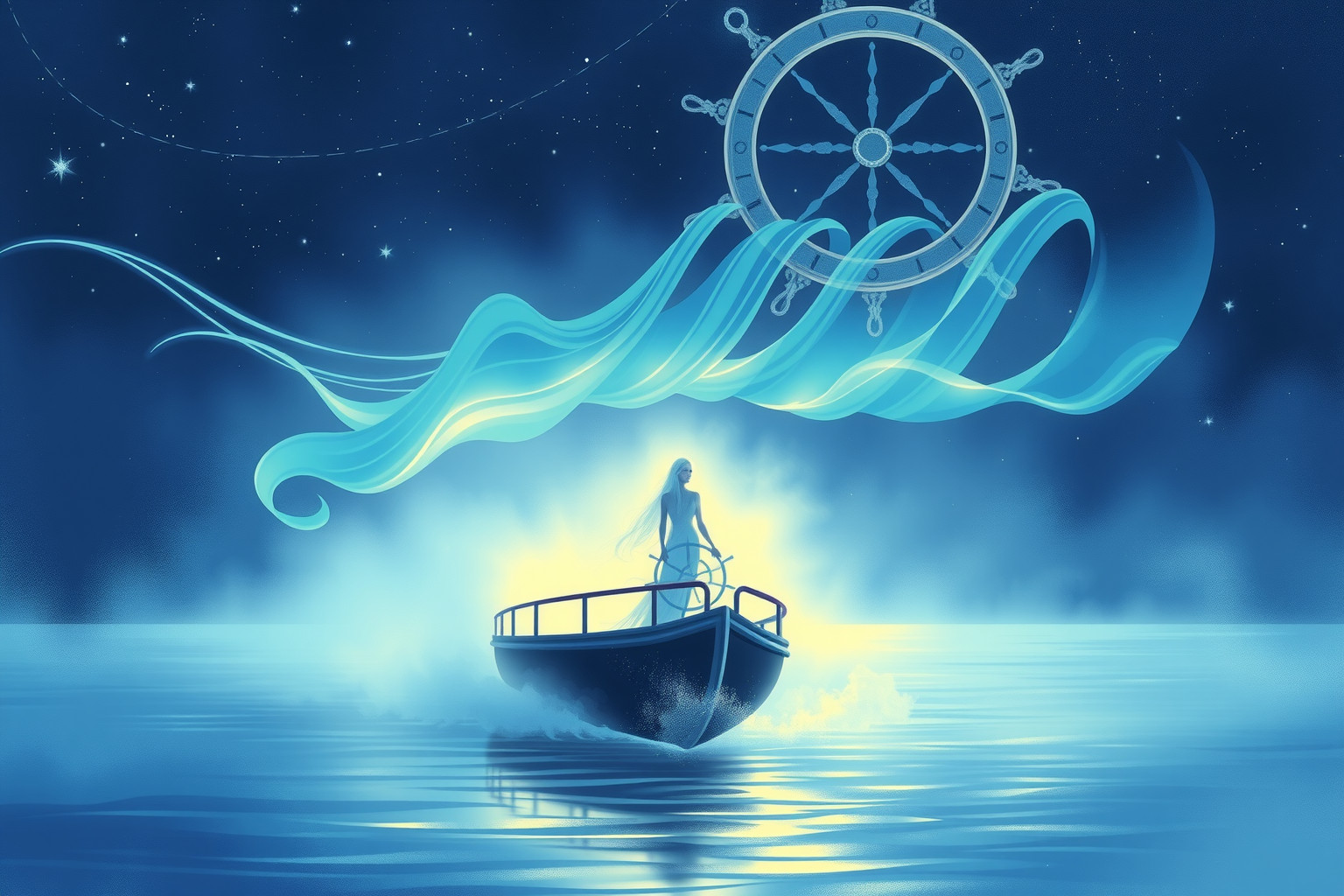 Sognare di guidare un traghetto simboleggia controllo durante transizioni importanti.