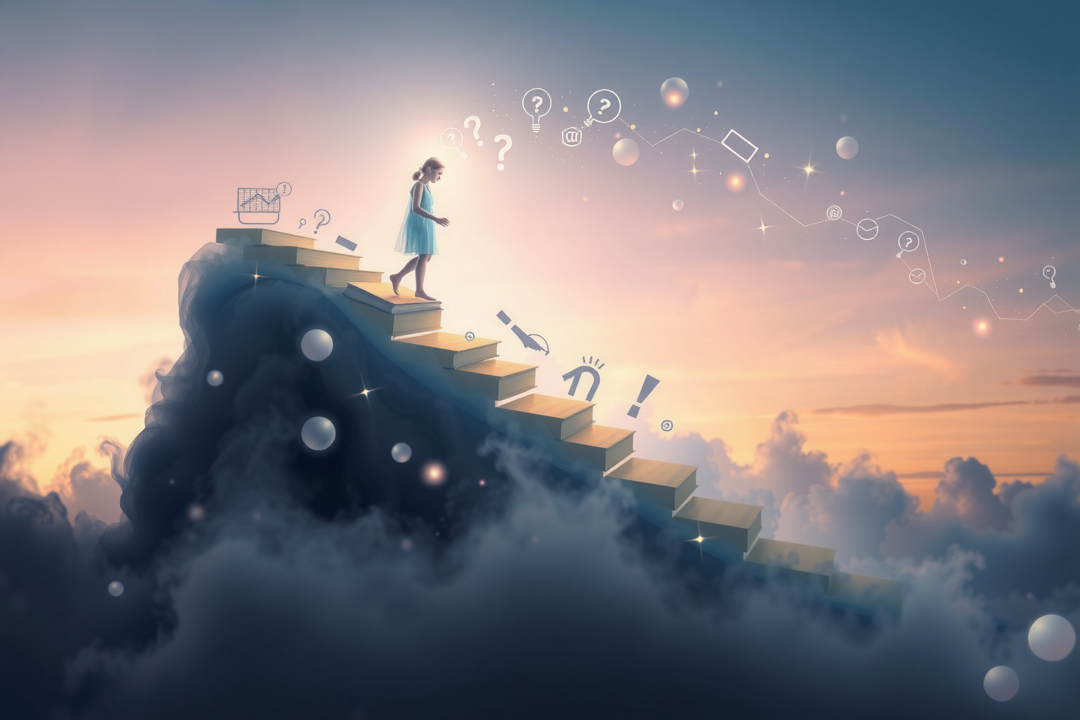 Sognare apprendere al lavoro stimola crescita personale e curiosità continua.