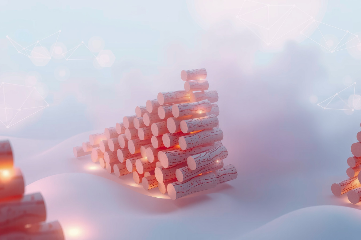 Sognare legna impilata simboleggia ordine mentale e futuro pianificato.