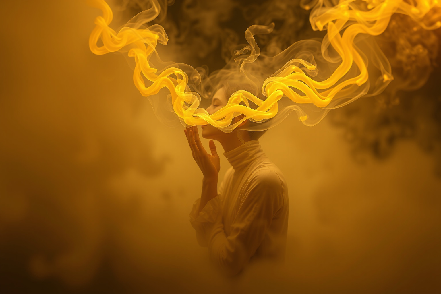 Sognare fumo di zolfo indica avvertimenti su pericoli imminenti.