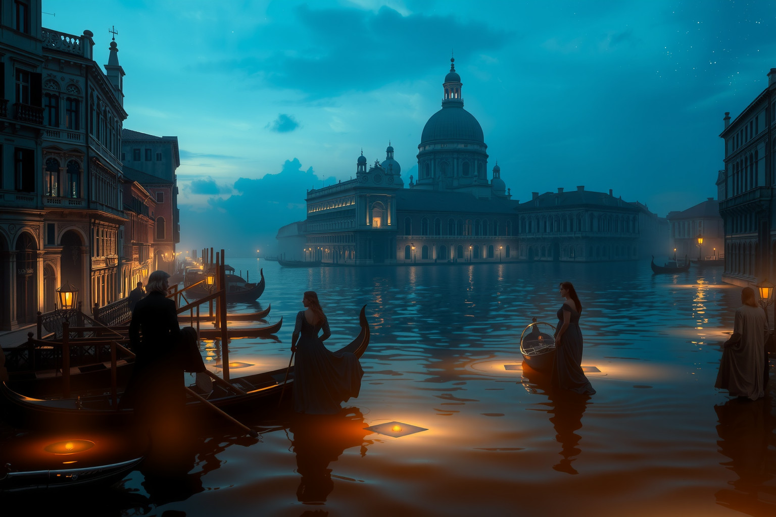 Sognare Venezia con un personaggio storico simboleggia saggezza nascosta.