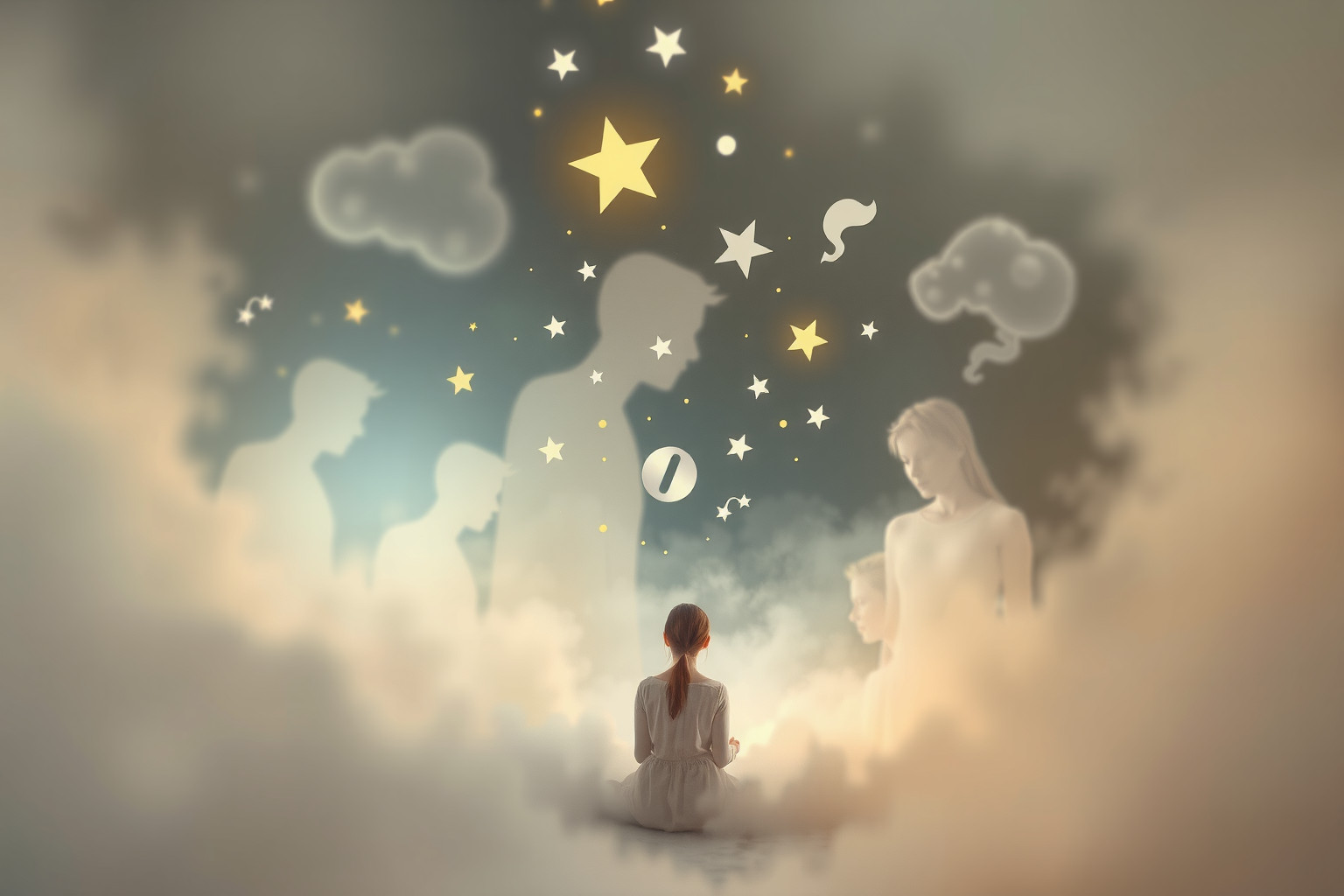 Sognare di interpretare sogni altrui indica empatia e intuizione profonda.