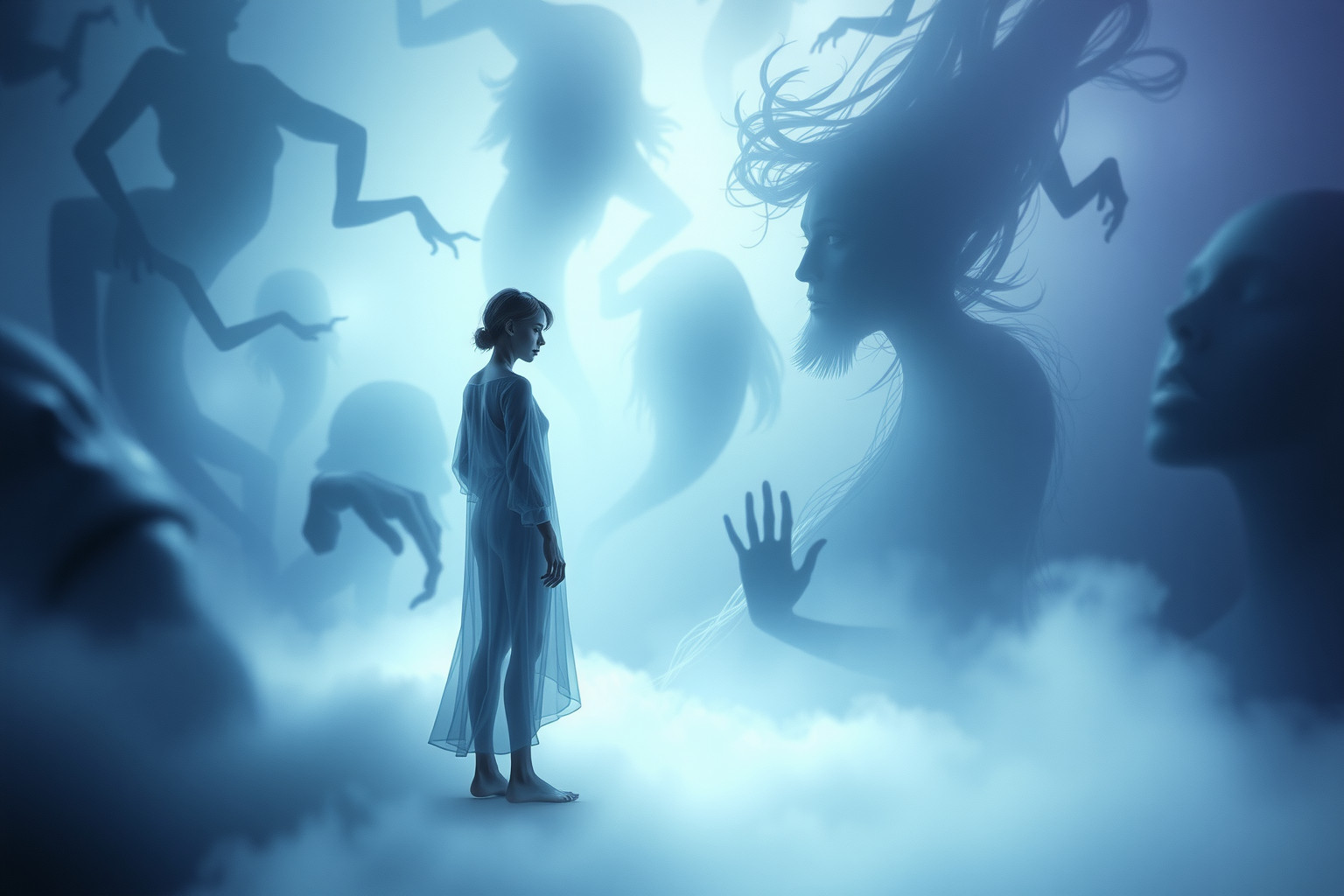 Sognare un incubo riflette paure nascoste e conflitti interiori.