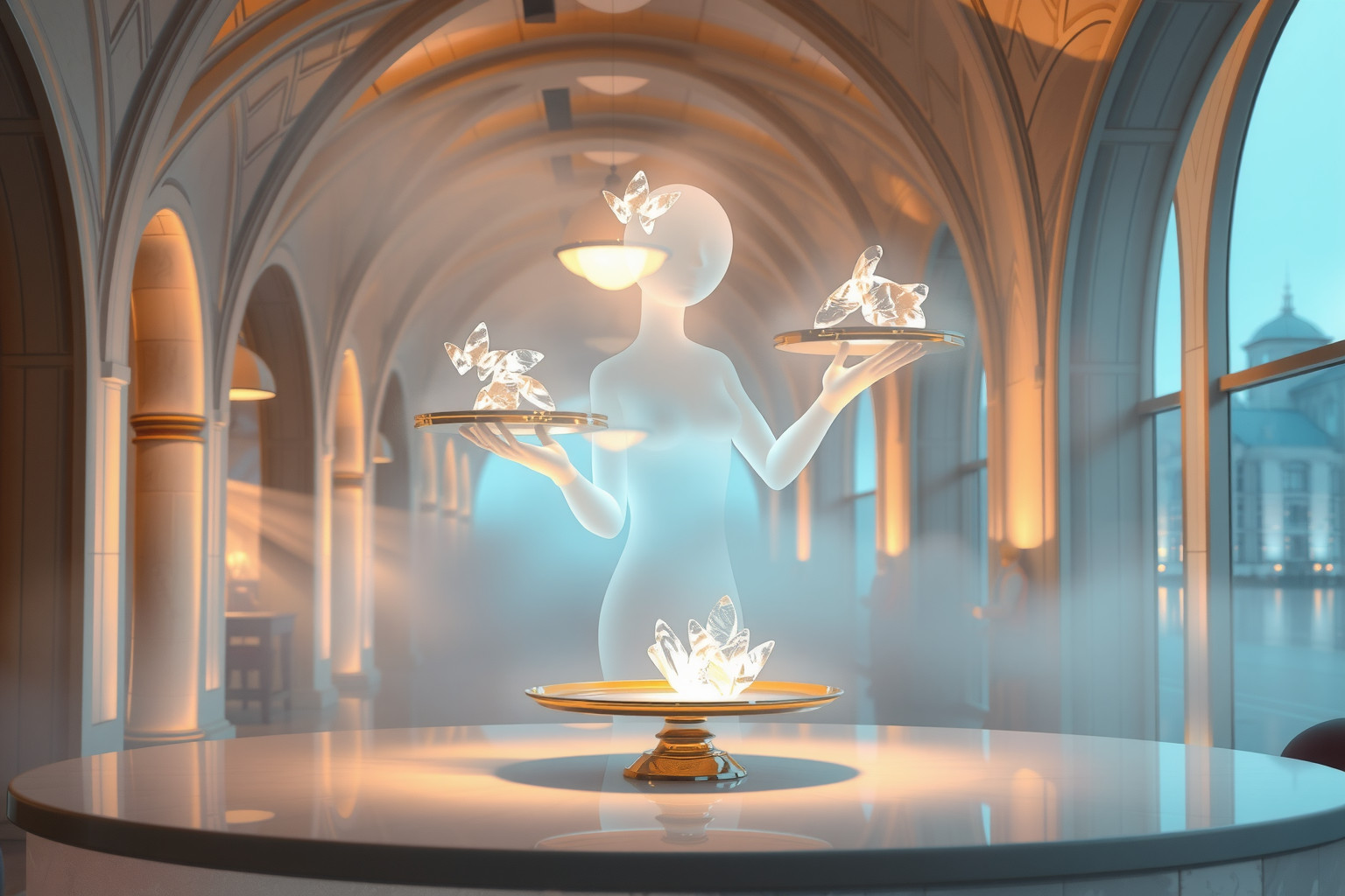 Sognare di fare il cameriere in stazione indica nuove opportunità sociali.