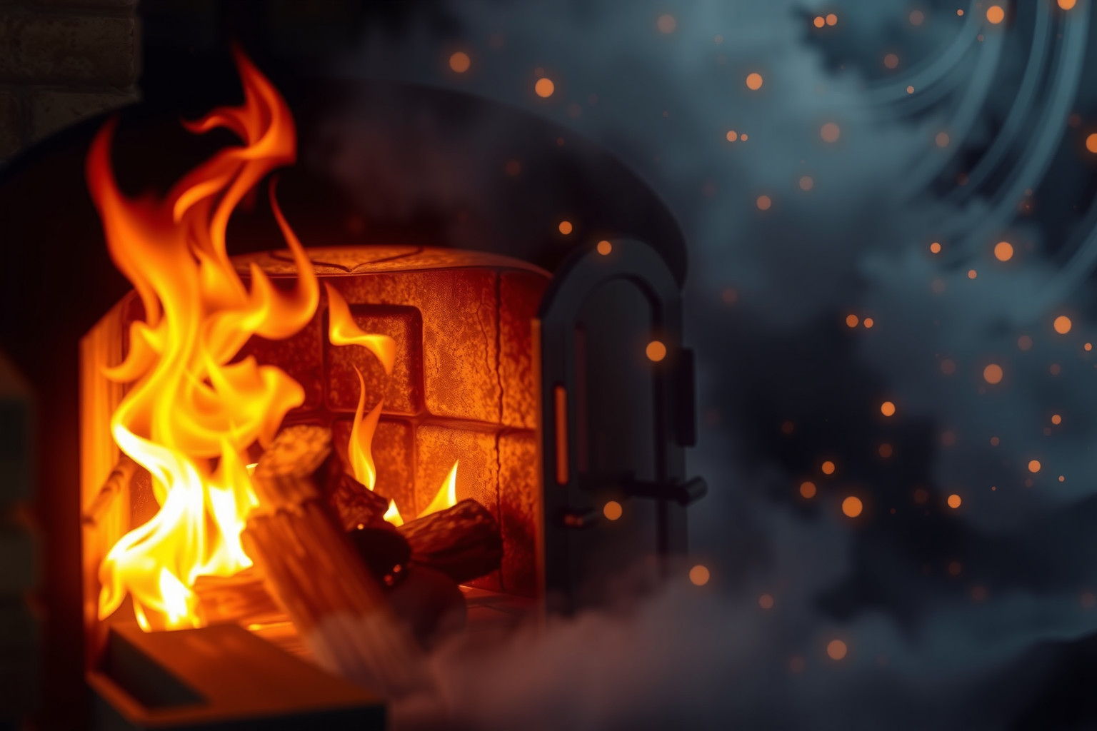 Sognare legna nella stufa simboleggia calore e sicurezza domestica.