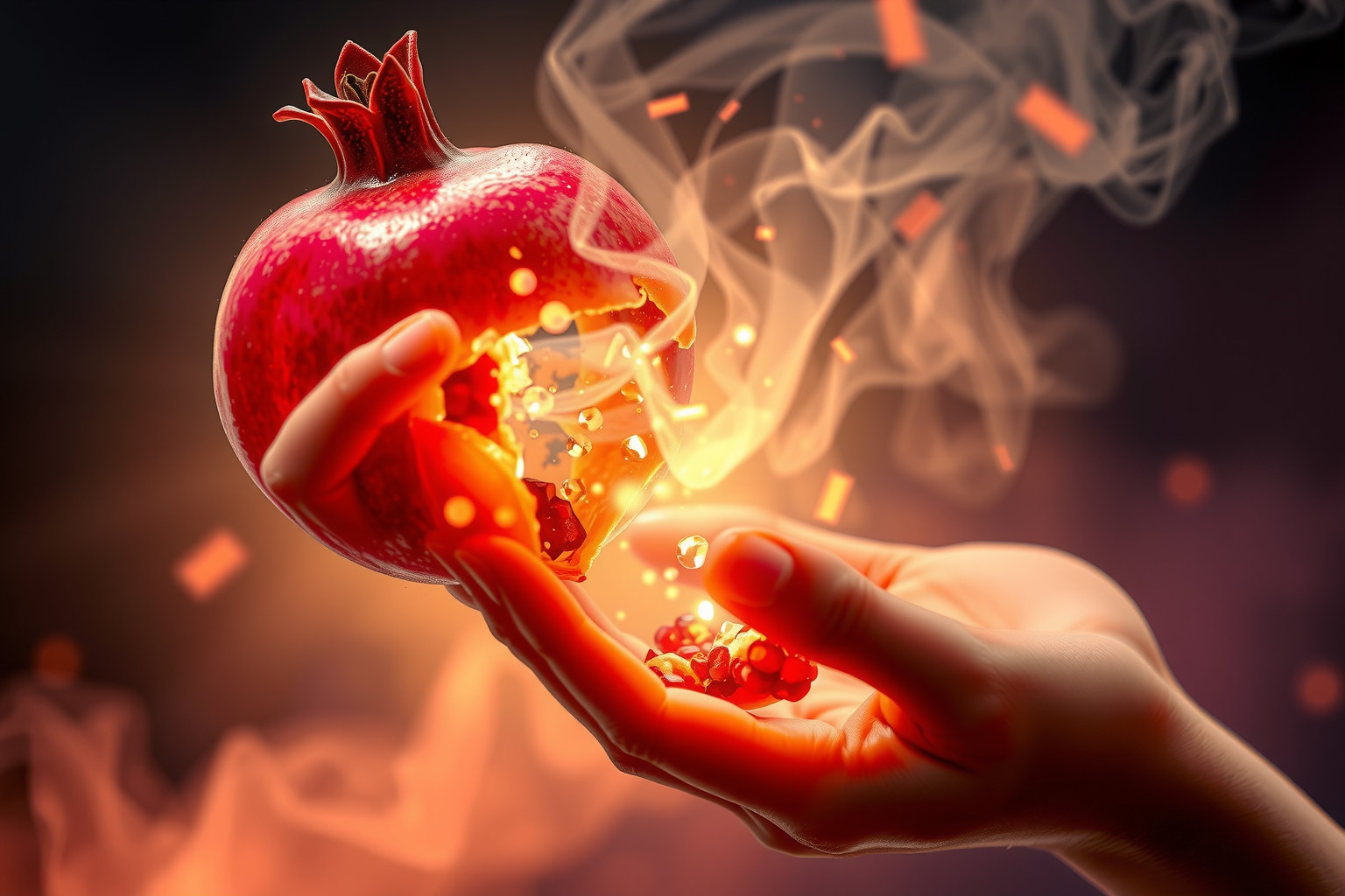 Sognare melograno simboleggia fertilità, abbondanza e fortuna futura.