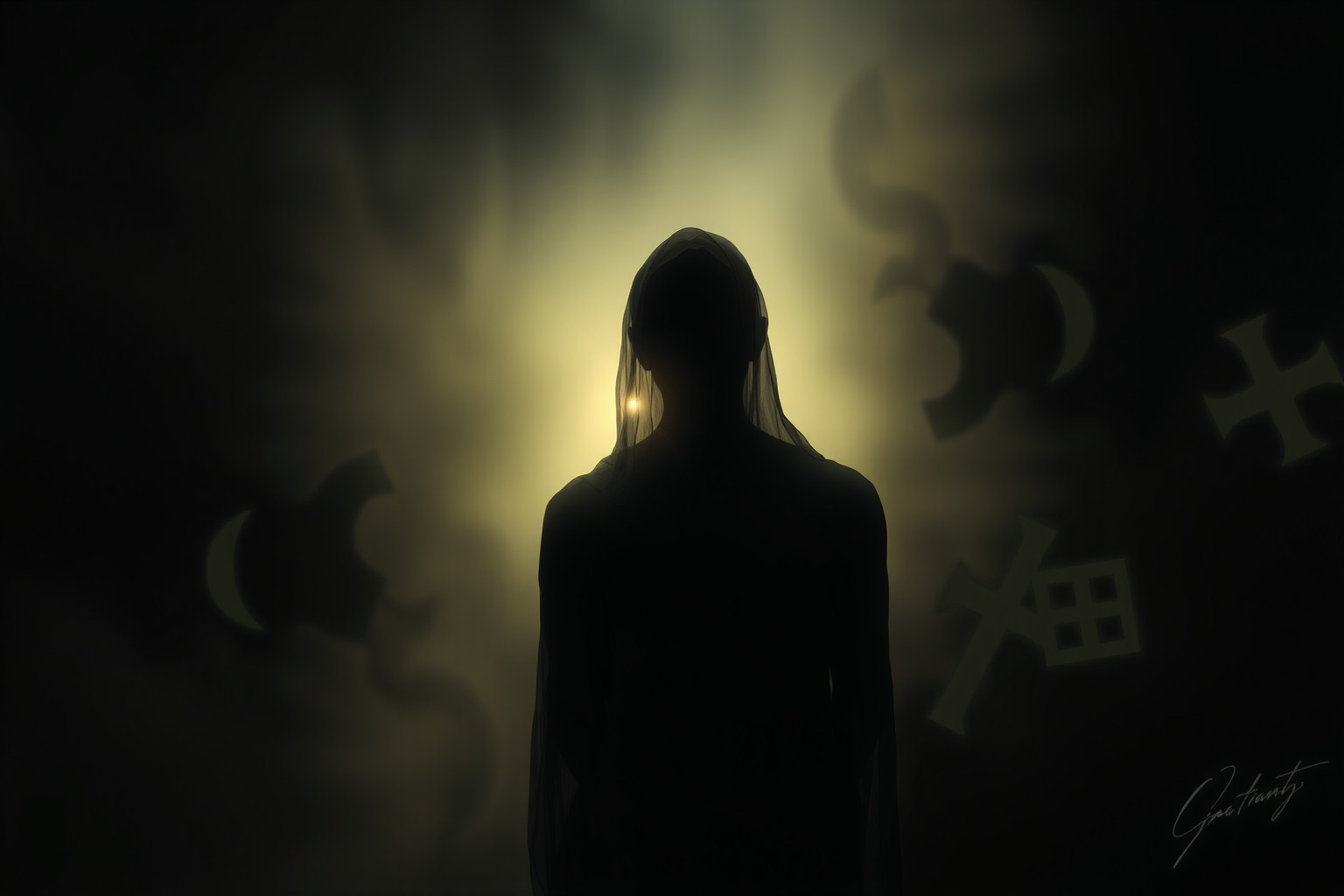 Sognare spiriti maligni riflette paure interiori e conflitti nascosti.