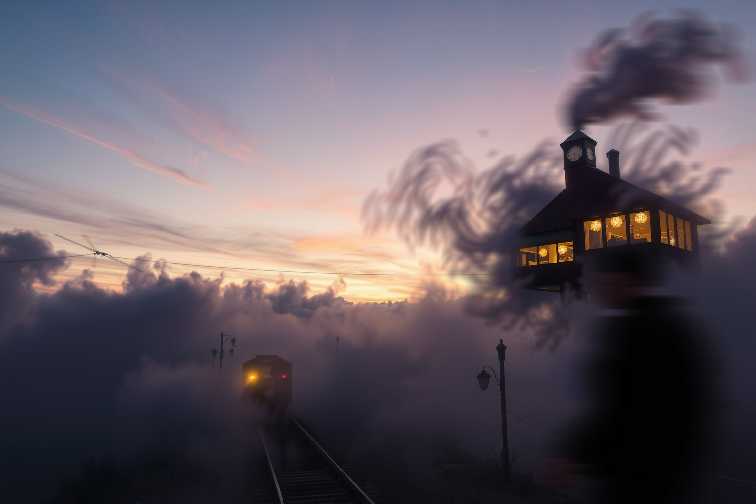 Sognare il treno perso al ristorante indica opportunità sfuggite.