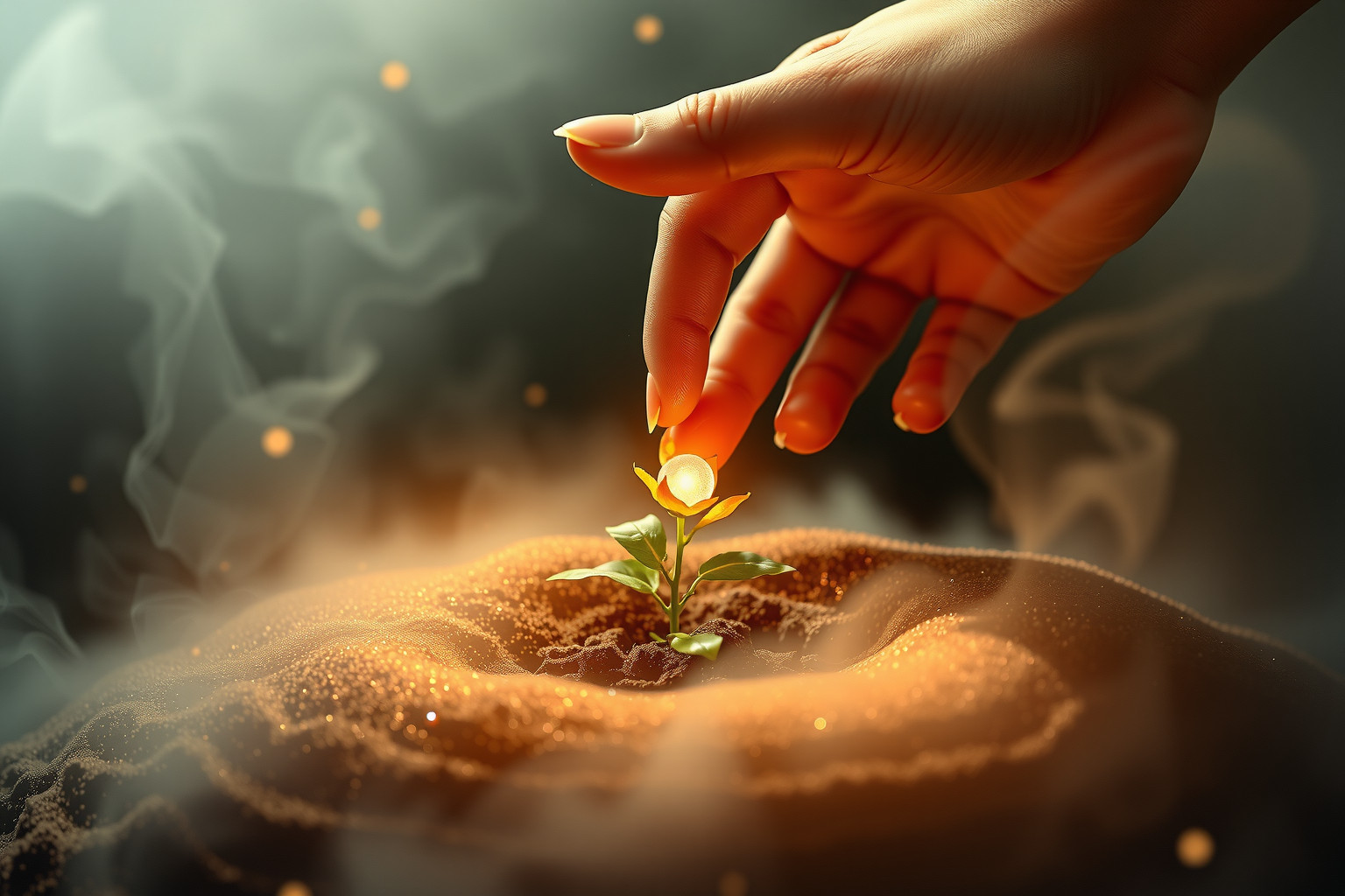 Sognare di piantare un melograno simboleggia rinascita e prosperità futura.