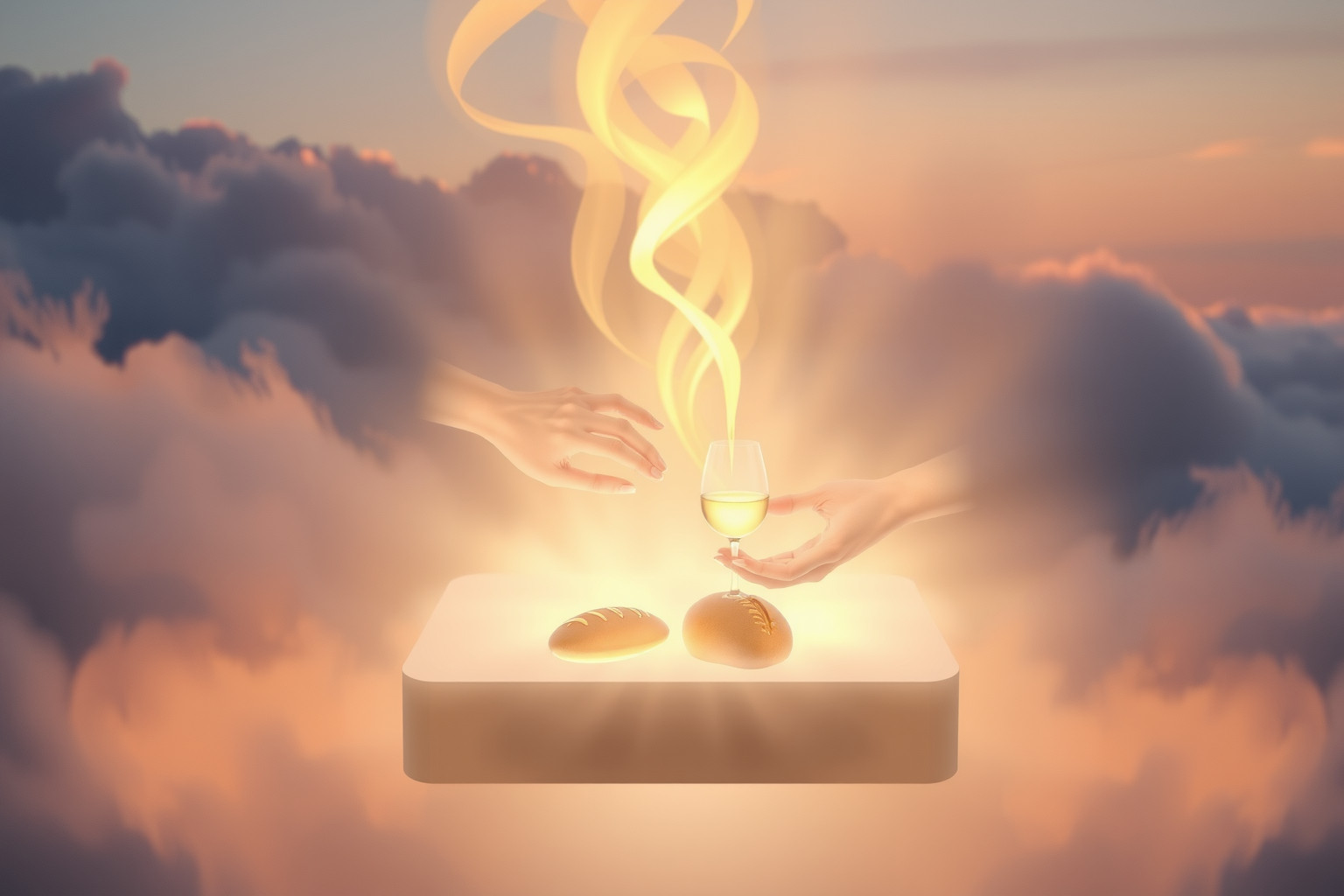 Sognare l'Eucaristia simboleggia fede, purificazione e comunione spirituale profonda.