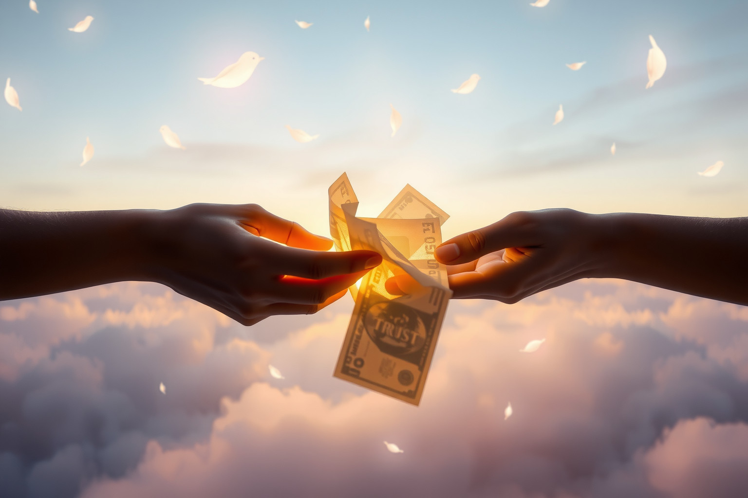 Sognare di prestare denaro indica fiducia e aspettative future positive.