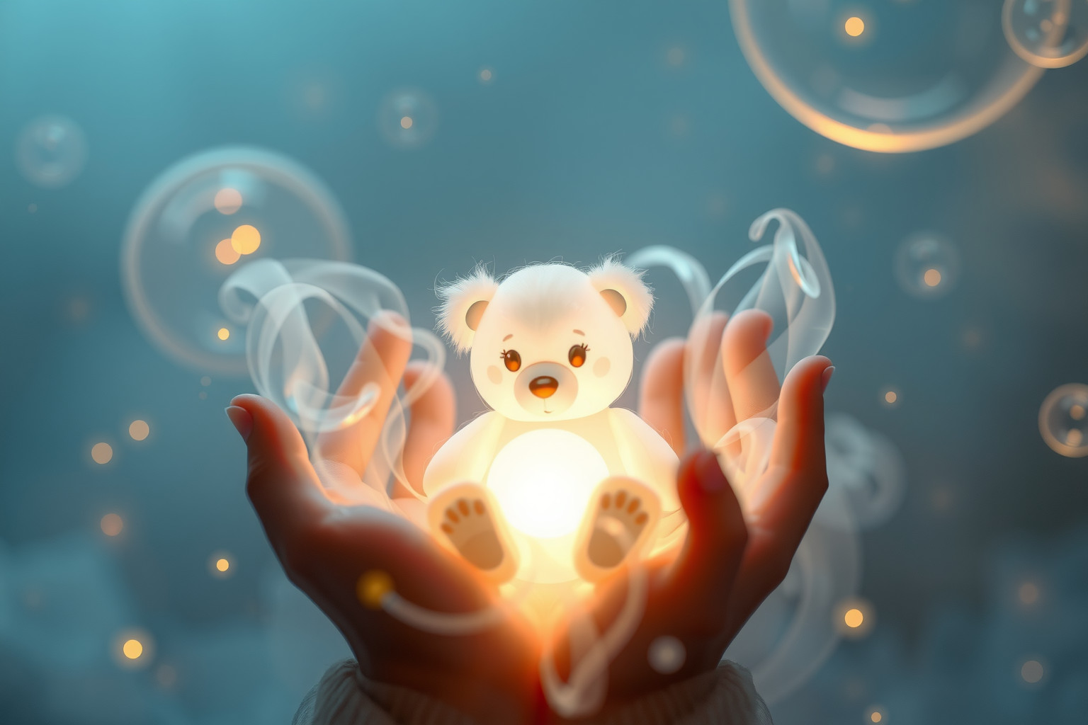 Sognare di proteggere un orsacchiotto simboleggia cura e sicurezza interiore.