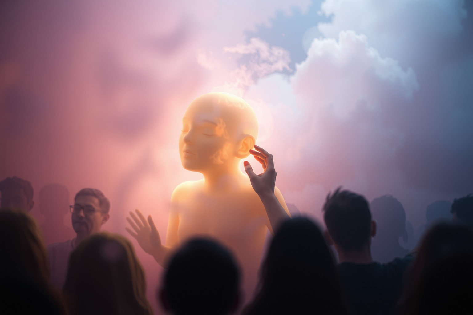 Sognare di pulire le orecchie in pubblico simboleggia vulnerabilità sociale nascosta.