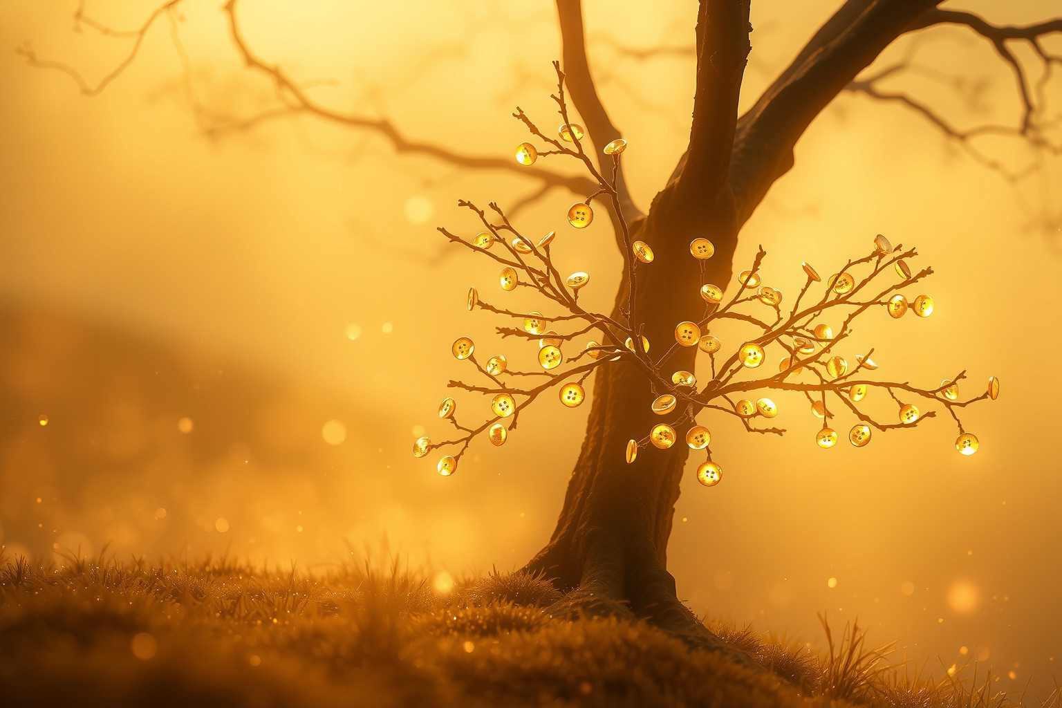 Sognare bottoni d'oro simboleggia ricchezza e nuove opportunità.