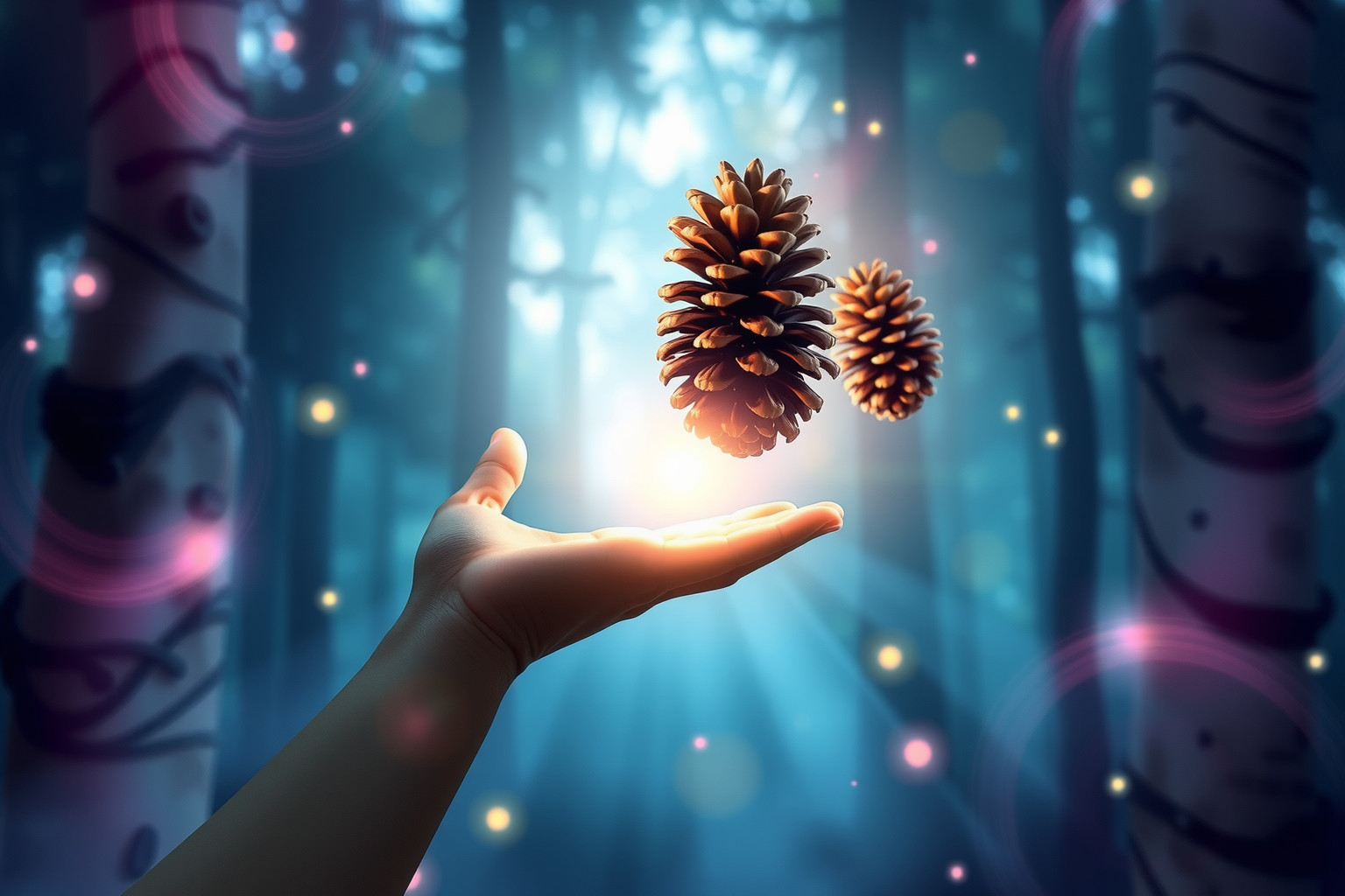 Sognare di raccogliere pigne simboleggia abbondanza e nuove opportunità.