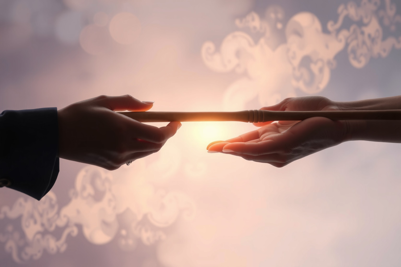 Sognare di regalare una mazza simboleggia potere condiviso e protezione.