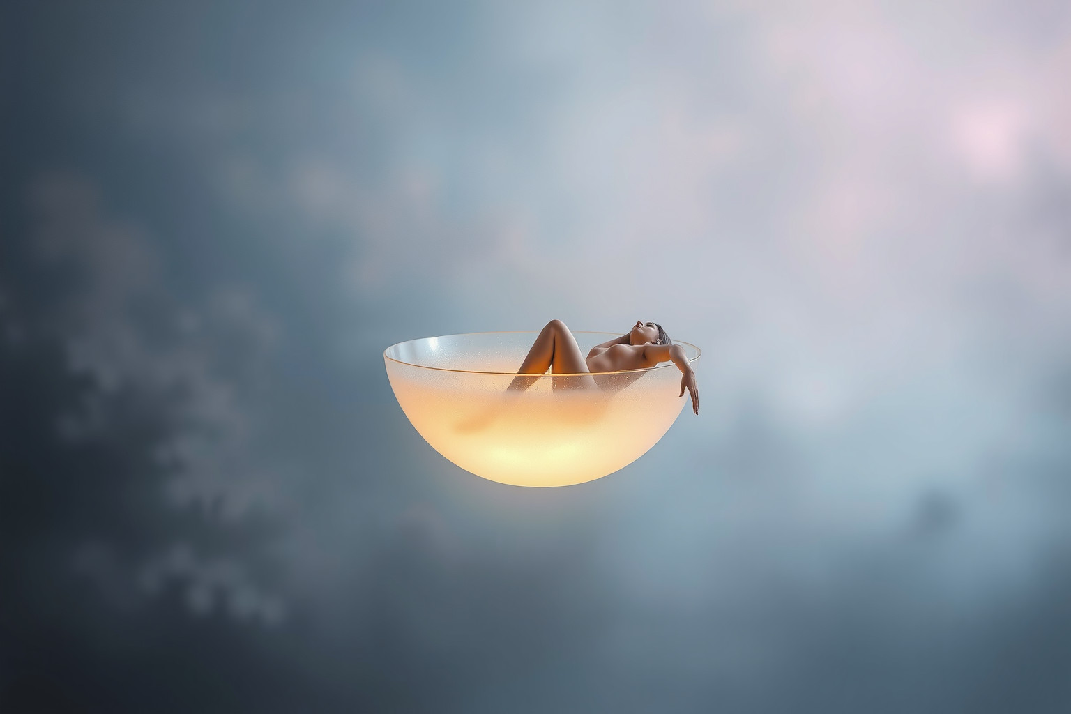 Sognare di cadere in un catino simboleggia perdita di controllo emotivo.