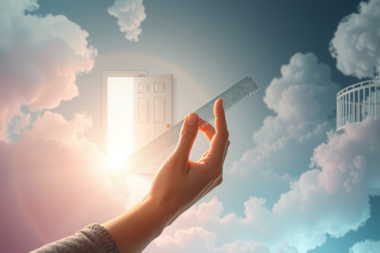 Sognare di segare una porta simboleggia cambiamenti e nuove opportunità.